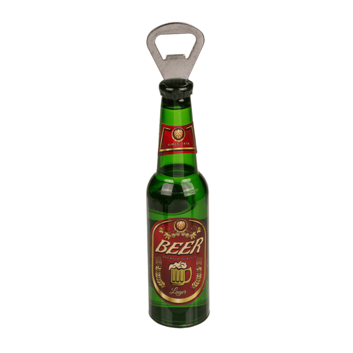 Abrebotellas de metal con imán