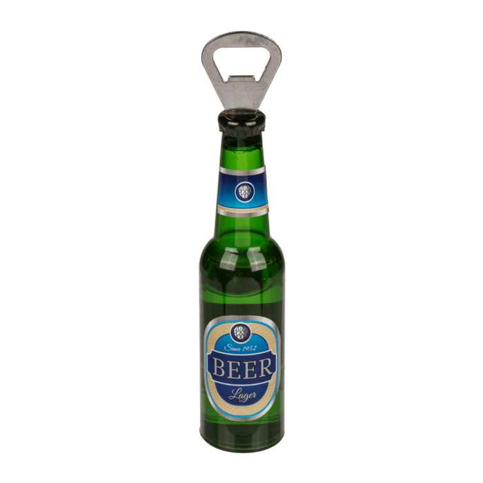 Abrebotellas de metal con imán