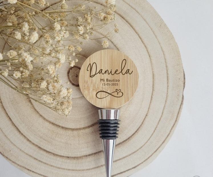 Tapón abridor vino madera para Eventos