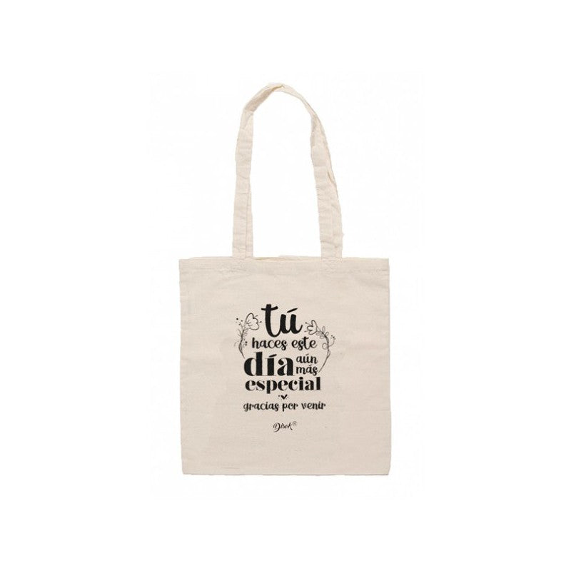 BOLSO YUTE "GRACIAS POR VENIR"