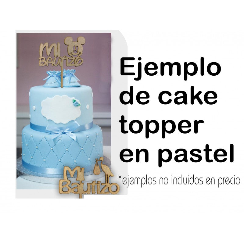 CAKE TOPPER CIGÜEÑA