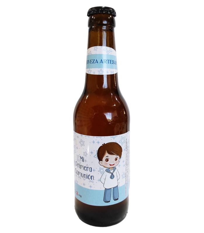 CERVEZA ARTESANAL COMUNIÓN NIÑO PERSONALIZADA