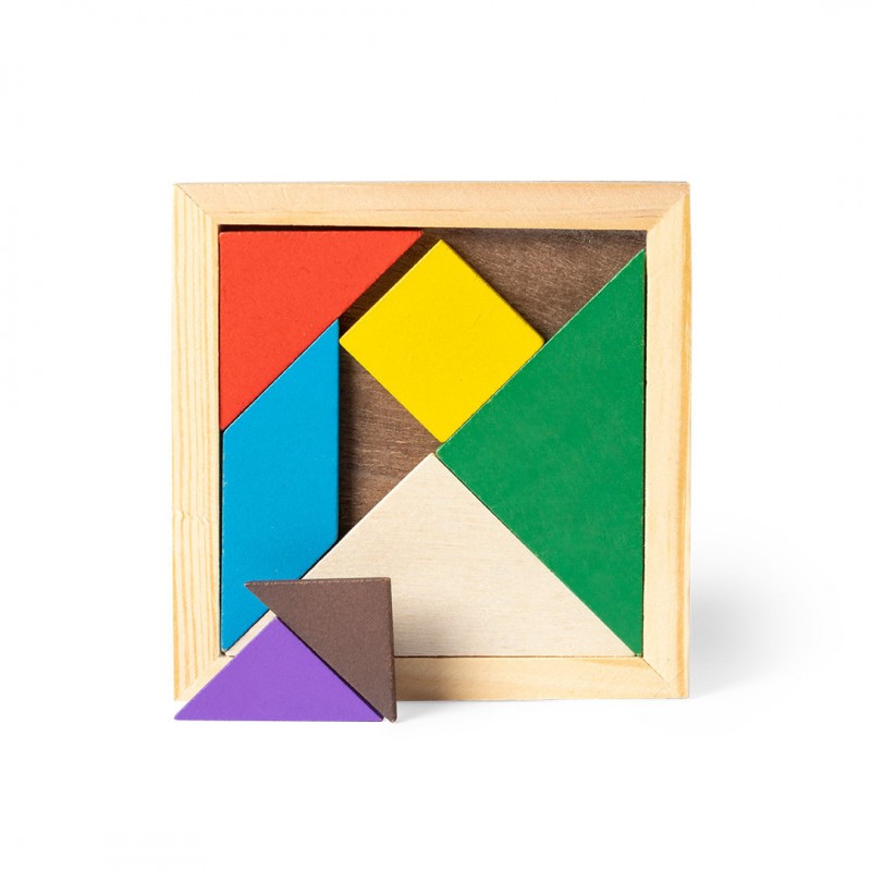 PUZZLE TANGRAM CON PEGATINA NIÑA DE COMUNIÓN