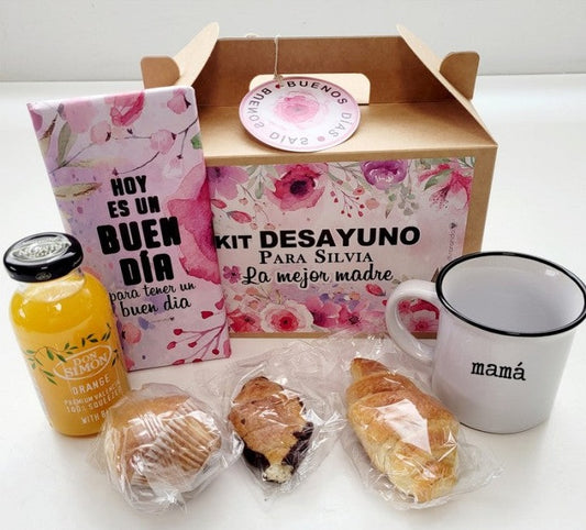 Kit Picnic Desayuno Flores (personalizable)