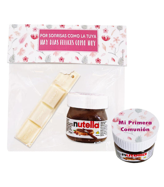 PACK ROSA BOLIGRAFO CHOCOLATE  Y NUTELLA