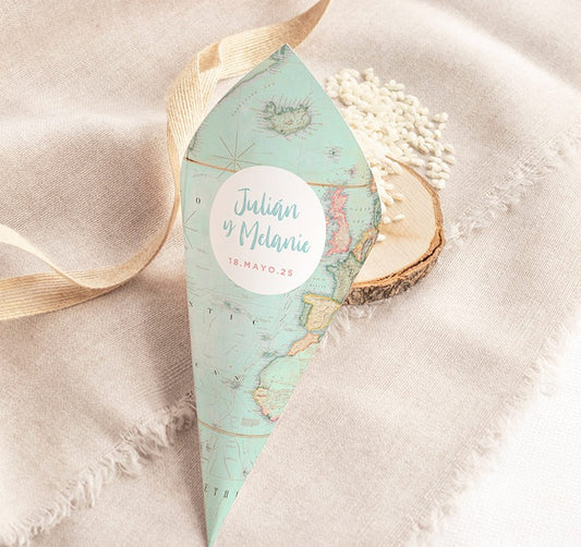 Cono para Boda Personalizado