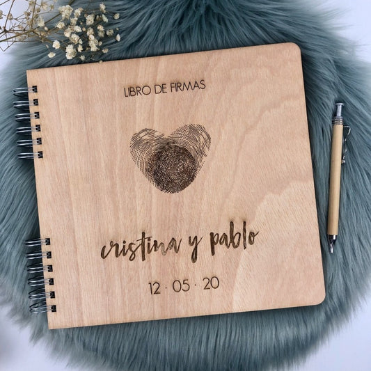 Libro de Firmas Madera