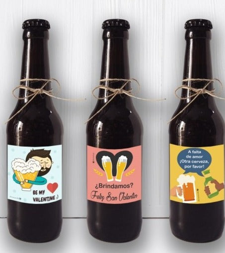 Botellín Cerveza Artesana "San Valentín"