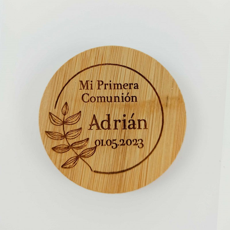 Abridor Bambú personalizado Comunión