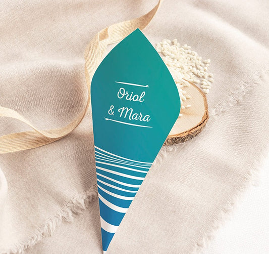 Cono para Boda Personalizado