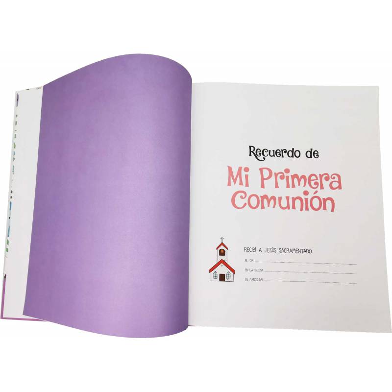 LIBRO DE FIRMAS MI PRIMERA COMUNIÓN NIÑA CON MALETÍN