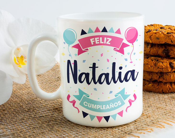 TAZA PERSONALIZADA BLANCA