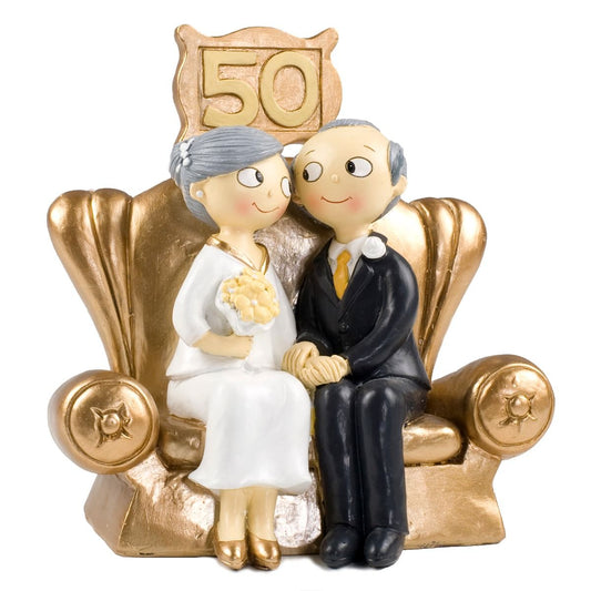 Figura Pop&Fun para tartas de Bodas de Oro